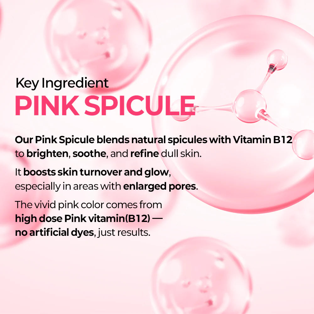 Glowtone Cyano Pink Spicule Serum – Advanced B12 Firming & Regenerating Serum