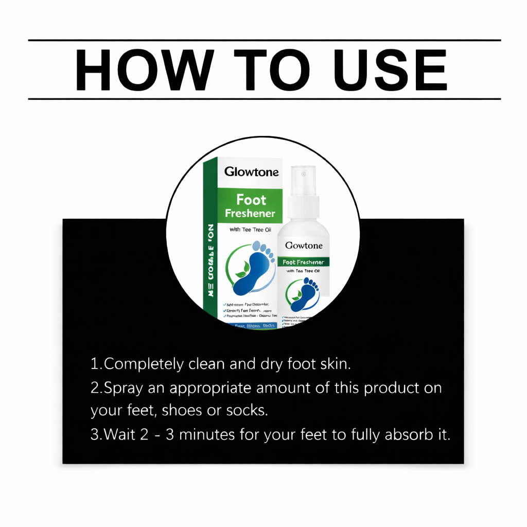 Glowtone Foot and Shoe Sanitizer and Freshener