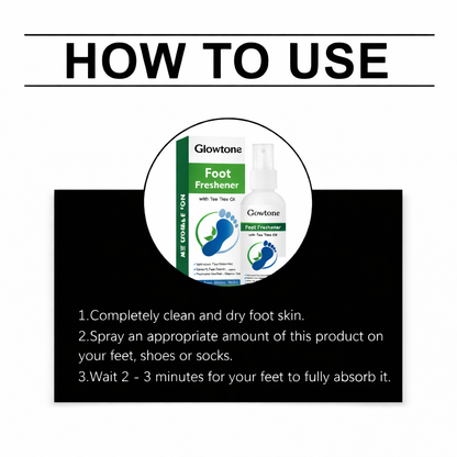 Glowtone Foot and Shoe Sanitizer and Freshener
