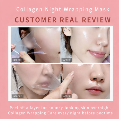 Glowtone Korean Collagen Night Wrapping Mask