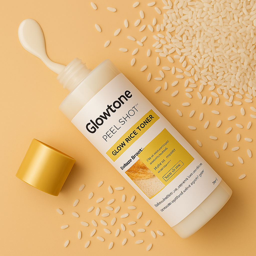 Glowtone Peel Shot Glow White Rice Toner – Brightening & Hydrating Radiance Toner