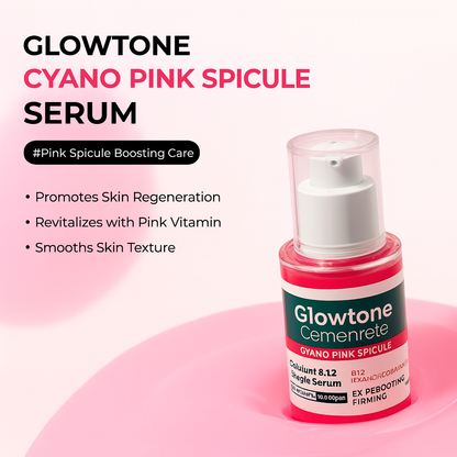 Glowtone Cyano Pink Spicule Serum – Advanced B12 Firming & Regenerating Serum