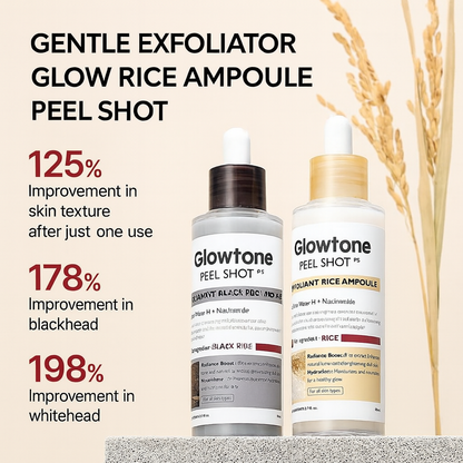 Glowtone Black Rice Peel Shot – Exfoliating Ampoule (80 ml)