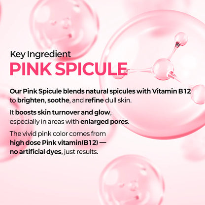 Glowtone Cyano Pink Spicule Serum – Advanced B12 Firming & Regenerating Serum