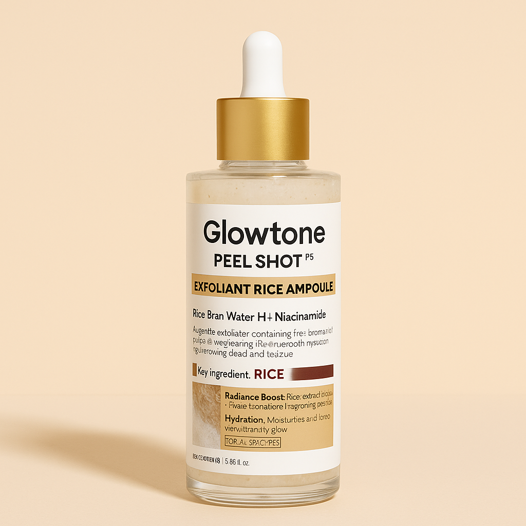 Glowtone Peel Shot P5 – Exfoliant Rice Ampoule with Niacinamide