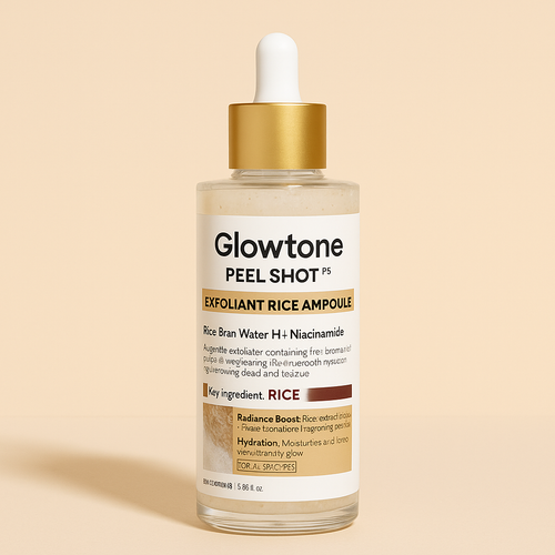 Glowtone Peel Shot P5 – Exfoliant Rice Ampoule with Niacinamide
