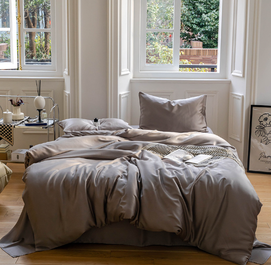 Glowtone PureSilk™ – 100% Lyocell TENCEL Luxury Bedding Set (Baby-Soft Ice Silk, Lenzing Certified, 3–4 Piece Collection)